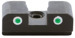 AmeriGlo XD191R tritium rear sight with green tritium lamps and black steel frame