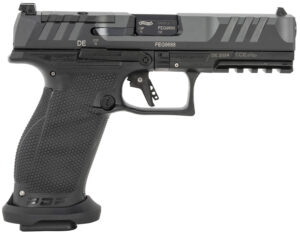 Walther PDP Pro E 9mm 4.5 in. full-size pistol, black, optics-ready