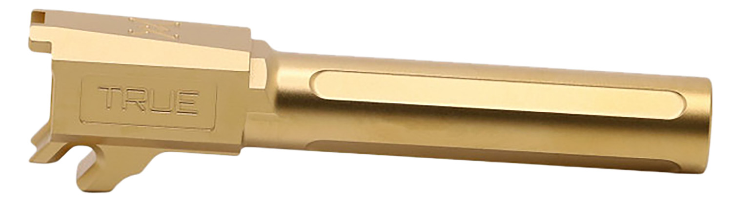 True Precision TPP365XLBXG 3.70in Gold TiN fluted barrel for Sig P365XL