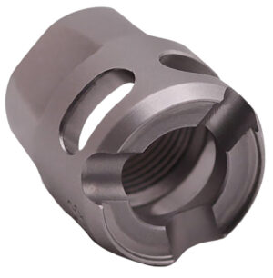 True Precision Y-Type Micro Compensator satin 416R stainless 1/2x28 9mm .380 ACP