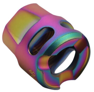 True Precision TPYMICROS Micro Compensator 416R Stainless Steel 1/2x28 for 9mm/.380 ACP