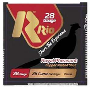 Rio Ammunition Royal Pheasant RPC285 28 gauge 2.75 inch copper-plated #5 shotshells