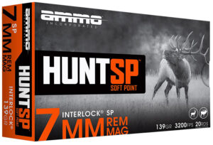 Ammo Inc 7mm 139gr InterLock Soft Point ammunition 20rd box