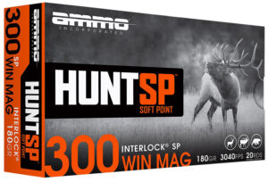 Ammo Inc .300 Winchester Magnum 180 gr Soft Point ammunition 20-round box