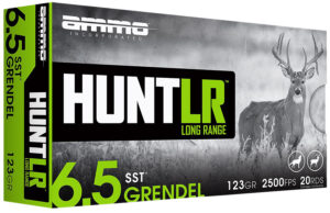 Ammo Inc 6.5mm Grendel 123 gr Super Shock Tip ammunition 20-round box