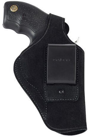 Galco Waistband IWB holster in black for Glock 48 MOS, center-cut steerhide with reinforced thumb break and J-clip