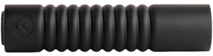 AB Raptor 7.62mm suppressor 5-inch 10-stack Black Titanium, 1.625" diameter, 5/8"x24 thread