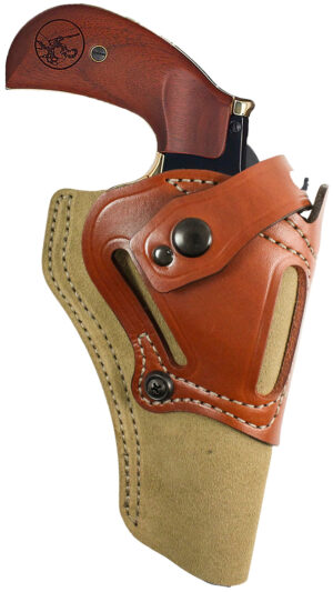 DeSantis The Wild Hog OWB leather holster in Natural for Henry Big Boy, ambidextrous