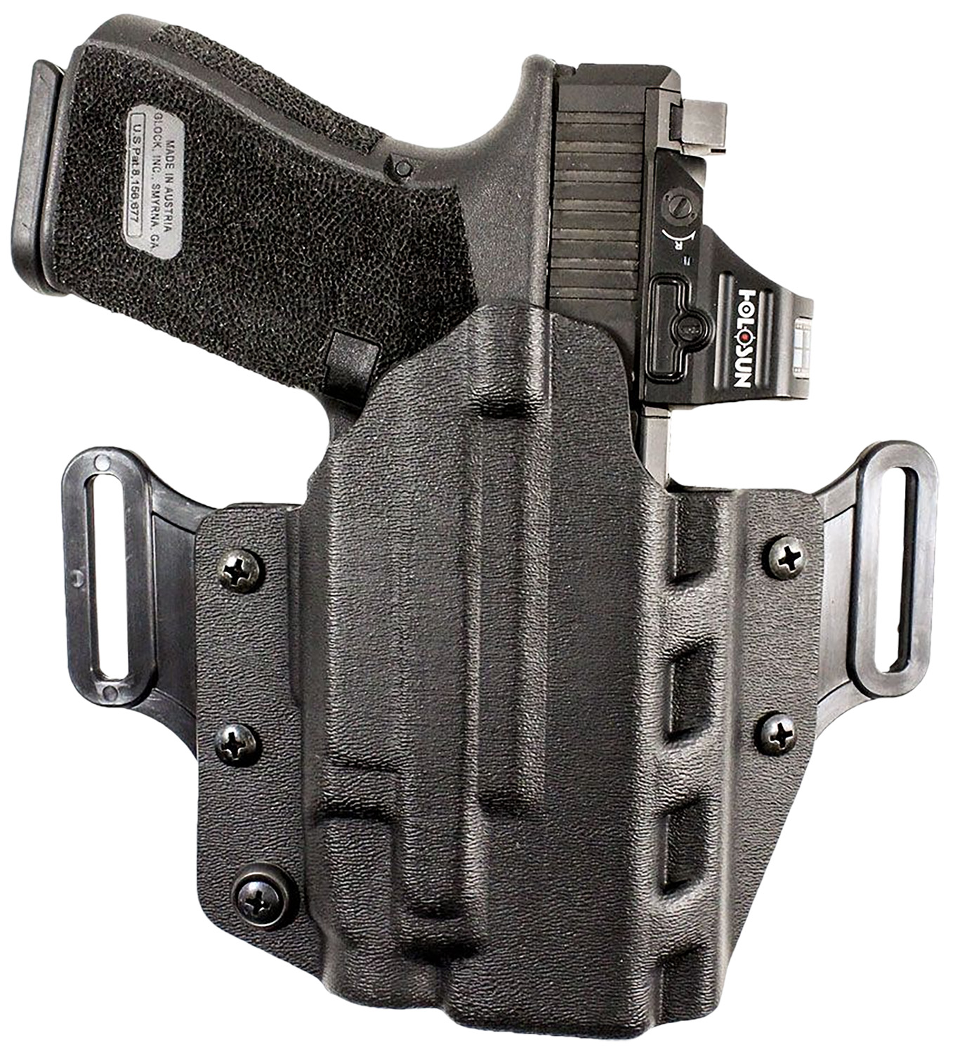 DeSantis Veiled Partner OWB Kydex Holster, Black, fits Glock 19/23/32/45
