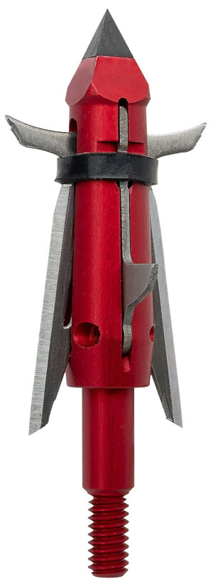 Tenpoint HEA8043 Nemesis Broadhead Chisel Tip 420 Stainless Steel Blades Red 100gr 3Pack