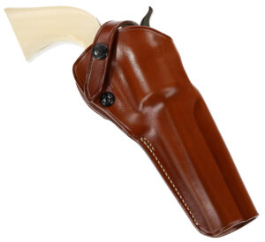 Galco SAO168 tan leather OWB belt slide holster for Ruger Single-Six 6.5 in right-hand