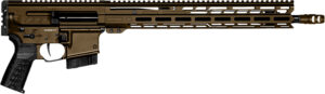 CMMG DISSENT MK4 AR pistol side view 16.1 inch brown finish with M-LOK handguard