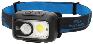 Cyclops EclipseElite Headlamp 520 Lumens Black with red and white LEDs