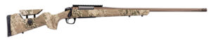 CVA Cascade Long Range Hunter rifle 7mm PRC 24 in smoked bronze Cerakote with Realtree Hillside synthetic stock