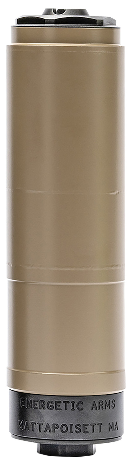 Energetic Armament EA16 Ferox 5.56 suppressor FDE Cerakote 1/2x28