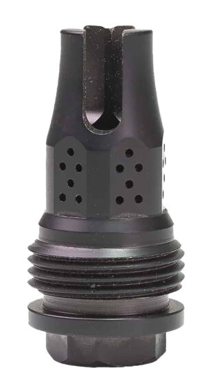 JK ARMAMENT War Eagle 9mm compensator and flash hider in black nitrided finish