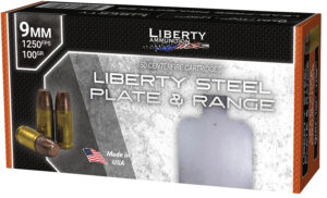 Liberty Ammunition 9mm Luger 100gr Steel Plate & Range 50rd box