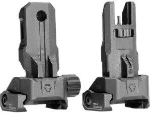 Strike Industries SPBUS polymer backup sights black front and rear for AR-15
