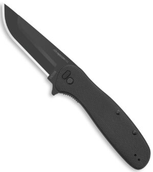 Outdoor Edge Razor VX2 VX230B 3in 420J2 folding knife with black textured G10 handle