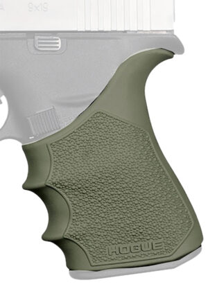 Hogue HandAll beavertail OD Green grip sleeve for Glock 43X/48