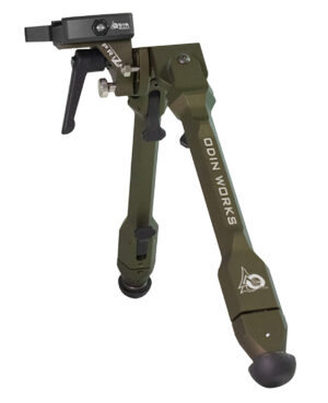 Odin Works Prizm ARCA precision bipod Ranger Green 4.0-14.5 in