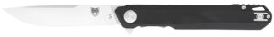 Cobratec Monarch folding knife with 3.50 inch D2 blade and black G-10 handle