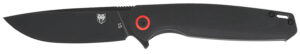 Cobratec Rath folding knife with 3.5-inch D2 blade and black G-10 handle