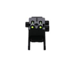 Truglo Pro-Series Magnum Gobble-Dot 6mm vent rib sight set, red front and green rear