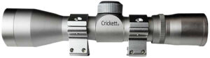 Keystone Crickett KSA054S 4x32 silver riflescope with rings