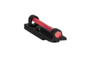 Truglo TG949A Tru-Bead universal shotgun fiber optic front sight, black CNC-machined base with green/red/yellow/orange fiber