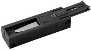 Hogue Expel Blade Dispenser 35890 black polymer pre-loaded with five 60-style scalpel blades