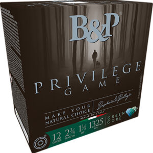B&P Ammunition Privilege Game 12 Gauge 2.75 inch shotshell box