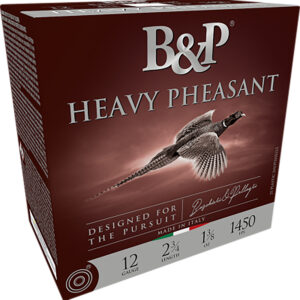 B&P Heavy Pheasant 12ga 2 3/4in 1 3/8oz #5 shot shells box