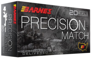Barnes Precision Match 223 Remington 55 gr Match Burner OTM BT 20 rounds box