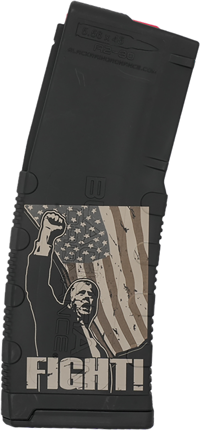 Black Rain Ordnance MAG30TRUMPFIGHT Magazine 30rd 223Rem/5.56NATO Fits Magazine Black Polymer