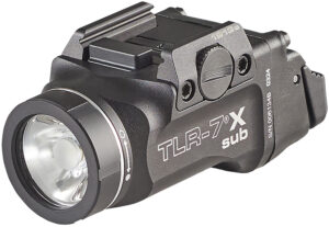 Streamlight TLR-7 X Sub USB 500 Lumen weapon light for 1913 short rail