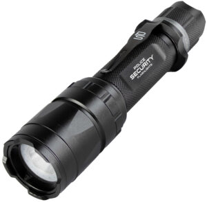 Police Security Trac Tact R rechargeable LED flashlight 1000 lumens black with red and UV modes