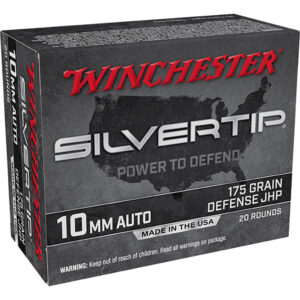 Winchester Super-X Silvertip 10mm Jacketed Hollow Point ammo 20rd box