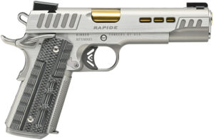 Kimber Rapide Dawn 1911 .45 ACP 5-inch stainless pistol with gray-black G10 grips