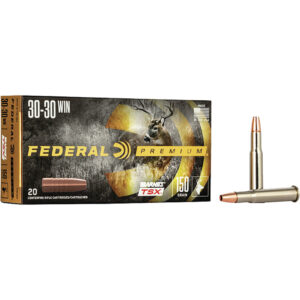 Box of Federal Premium 30-30 Win 150gr Barnes TSX ammunition