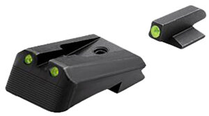 Kimber ML11219 1911 Tactical Wedge night sight set, green tritium, black outline