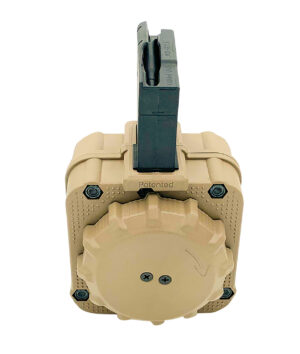 ProMag DRMA8FDE 65-round FDE drum magazine for AR-15 rifles