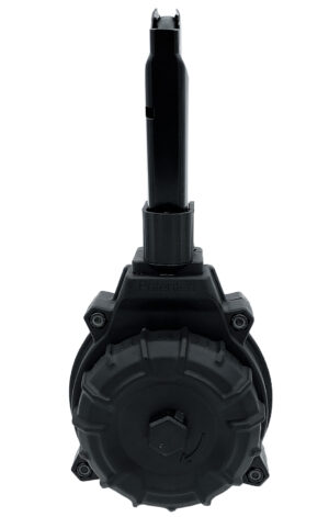 ProMag DRMA77 50rd 9mm drum magazine for S&W M&P Shield Plus, black polymer