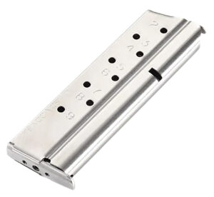 Wilson Combat 9209FS9 9mm 9-round stainless steel 1911 magazine with witness holes
