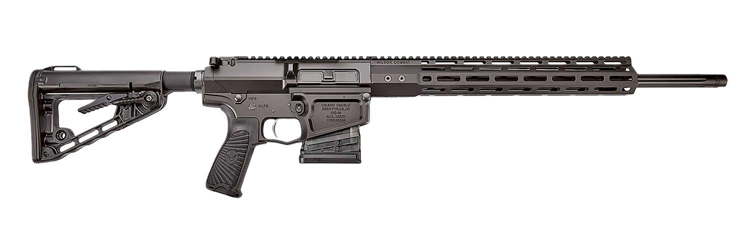 Wilson Combat Super Sniper .308 Win 20" fluted threaded barrel rifle with black Armor-Tuff finish