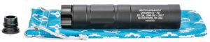 Griffin Armament Checkmate HD22 suppressor, EZ-LOK, black, 17-4 stainless baffles, 7075-T6 tube