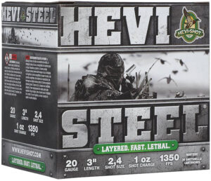 HEVI-Shot HEVI-Steel 20 Gauge 3-inch shotshells 25-per-box