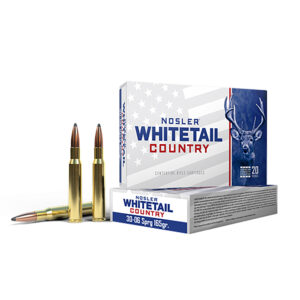 Nosler Whitetail Country .30-06 Springfield 165 gr box 20 rounds