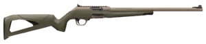 Winchester Wildcat SR .22 LR rifle in OD Green with Flat Dark Earth metal finish and polymer stock