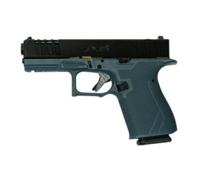 Great Lakes GL19BLU Striker 9mm 4-inch pistol blue titanium frame black ported slide